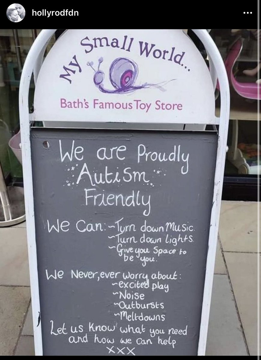 This is what compassion looks like.
Spread that…💜💜
#AutismAcceptance #autismfriendly @HollyRodFDN