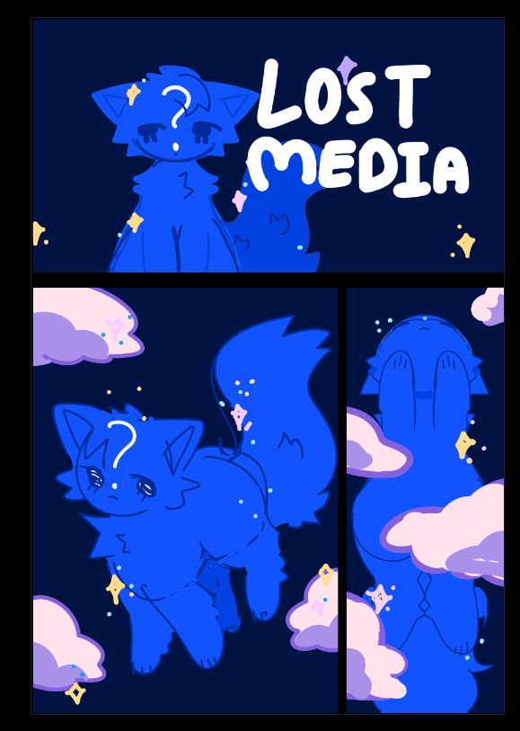 Stickerpen2's tweet photo. some simple/unfinished comic ideas. based on my liminal space cats/dogs (called "(unknowns)") https://t.co/B2eCYMTeWX