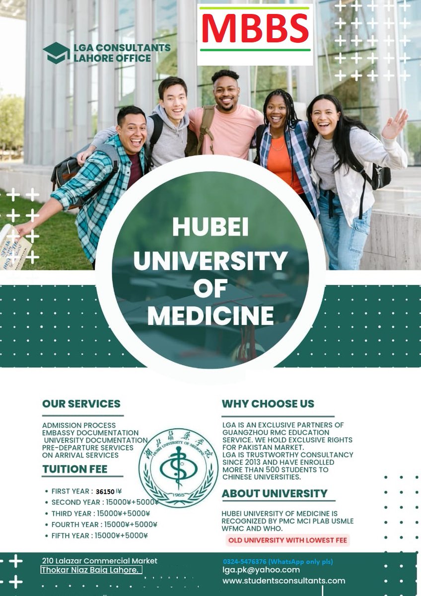 StudyInChina3's tweet photo. For low cost MBBS with Scholarships options details are given in below video link.

https://t.co/MrKzjQa5Dl

Scholarship Engineering, computer, BS/BBA/MS/P.hD all type education ki video.

https://t.co/ZBEfAjNre6

Our official webpage:
https://t.co/EijLQwTmf8

 Best Regards,
 LGA https://t.co/yEqpcxho2m