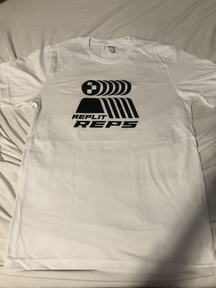 jlc893's tweet image. Just got my #replitreps merch!!!