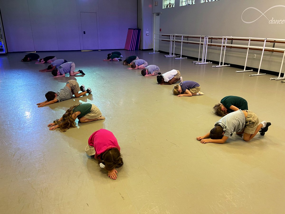PineCrestArts's tweet photo. Tree pose, child’s pose, pigeon pose, plow pose! Oh my! #PCLowerSchool students were having a blast trying out new yoga poses today in Movement class! #PCFineArts #PCDance https://t.co/V1QKQTupfn