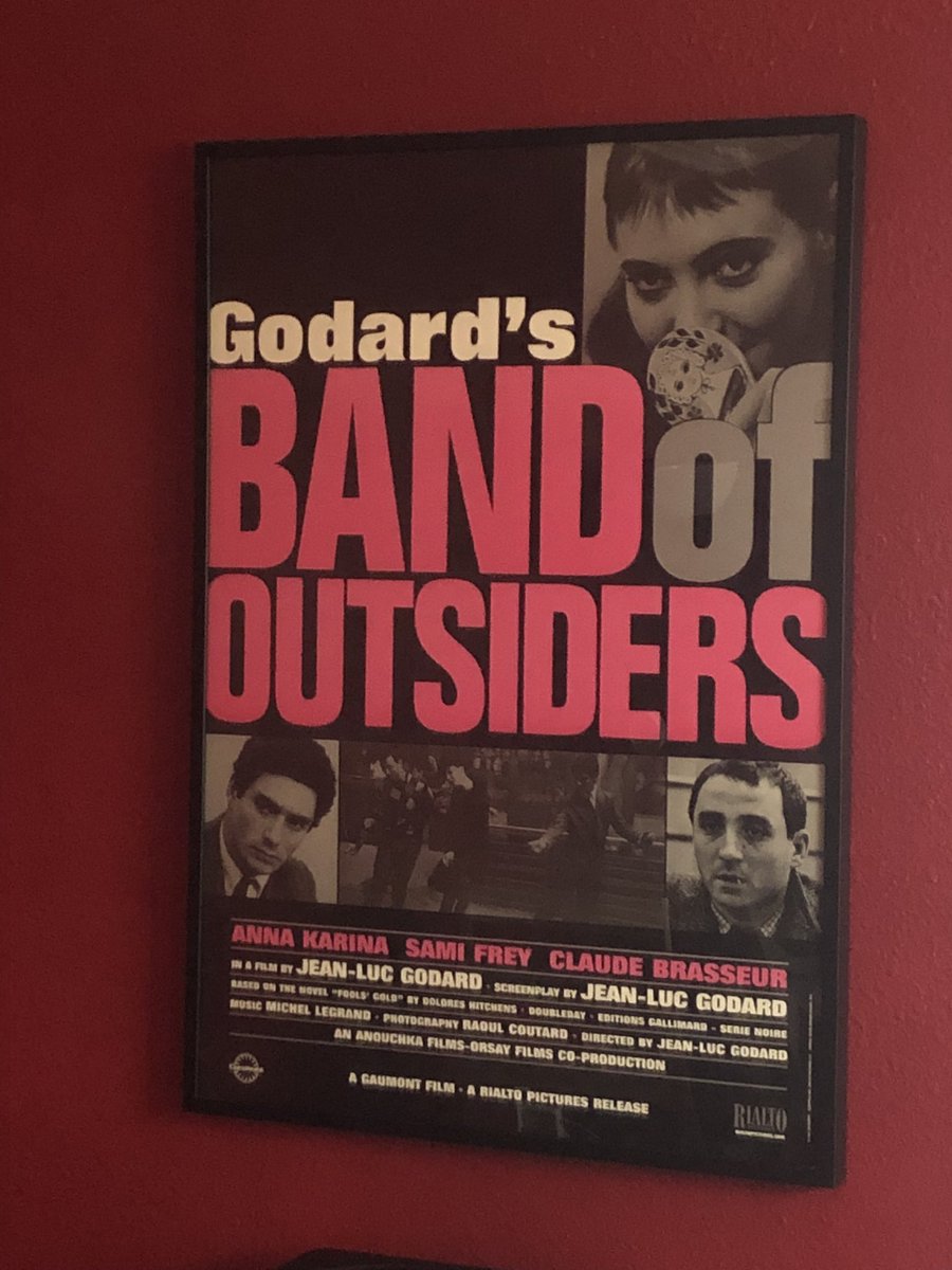 Been rewatching a lot of Godard for obvious reasons. This has always been my favorite poster hanging in my house.