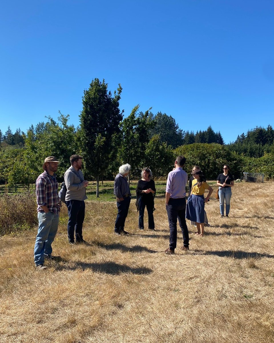 ubcLFS's tweet photo. Last week, we had the opportunity to welcome Dr. @DavidSuzuki to the @ubcfarm and share our research and experiential learning activities. Suzuki, a long time advocate for sustainable agriculture, offered his words of support for the "Save the Farm Campaign" in 2008. https://t.co/CDGCWhGkIC