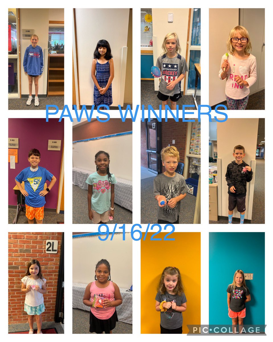 PAWS winners 9/16/22