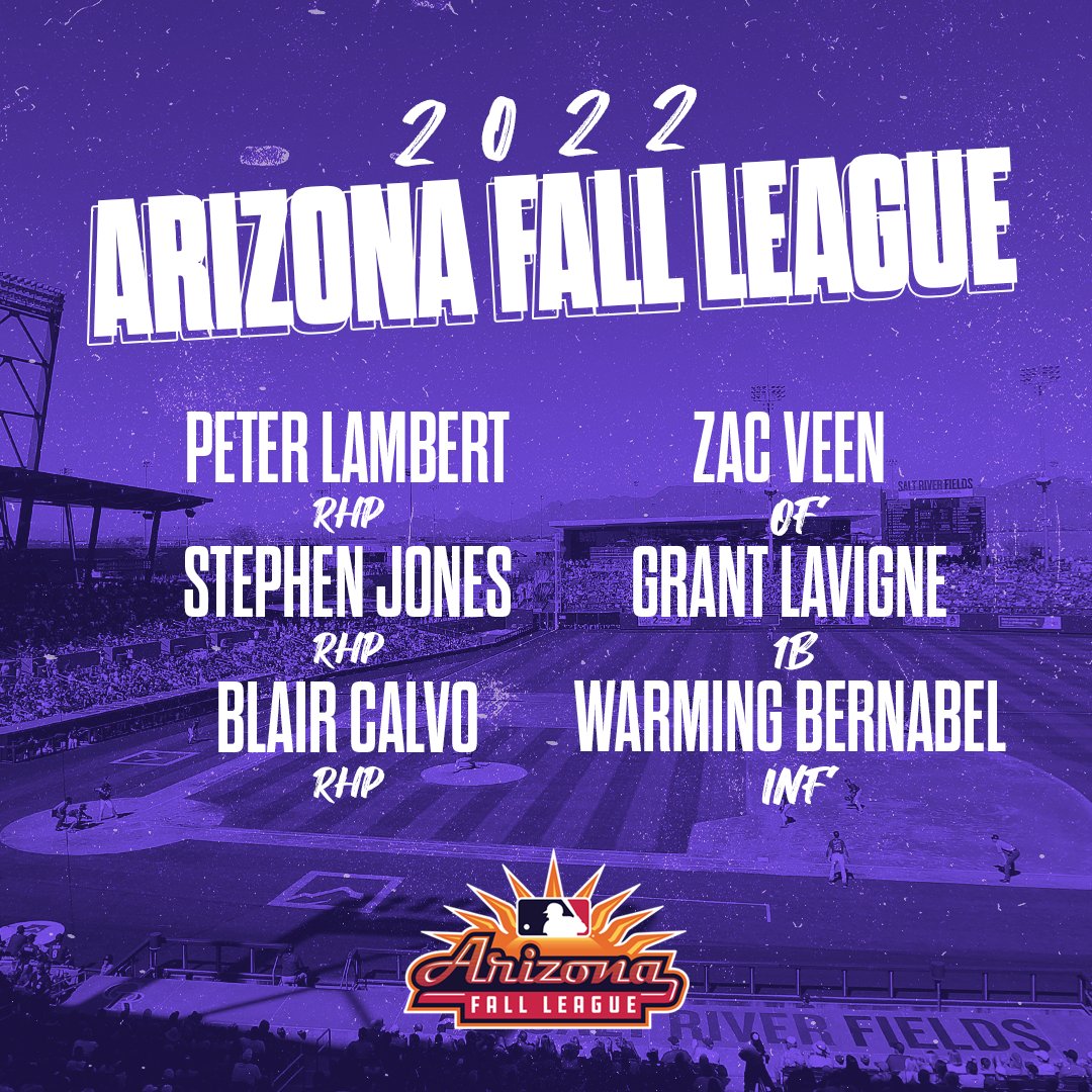 Colorado Rockies on Twitter "The 2022 Arizona Fall League rosters are