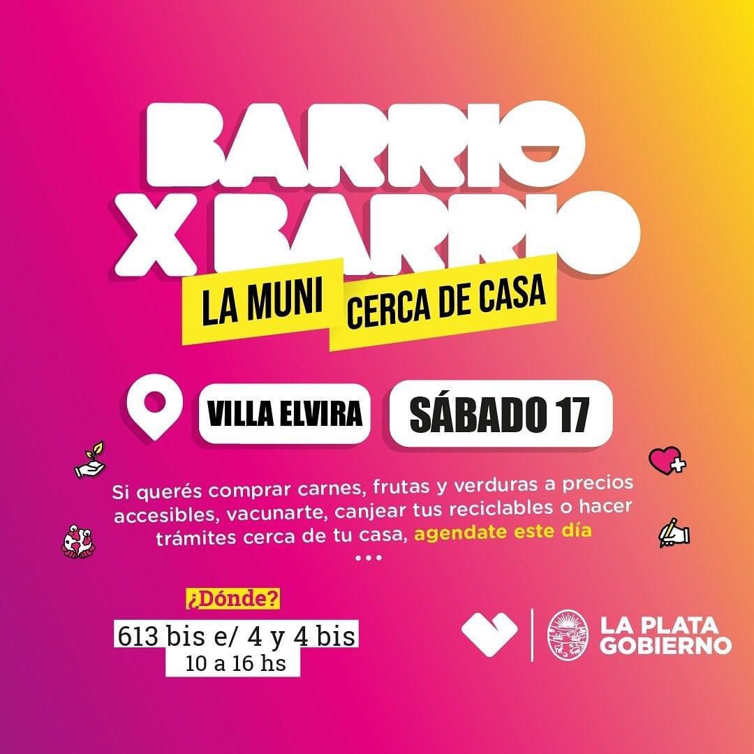 impulsobaires's tweet photo. #LaPalta #Sabado Con las postas de ‘Barrio x Barrio’, los servicios municipales llegan el sábado a Villa Elvira
https://t.co/VAQ4FQTw7a https://t.co/Jv29aHPM2W