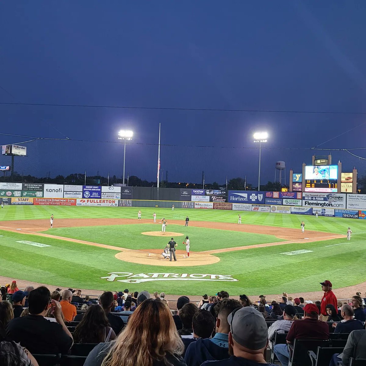 brian_bonafitz's tweet photo. #TakeMeOutToTheBallgame!! Enjoying a night out at TD Bank Park watching @SOMPatriots!! Hope you're all enjoying your evening! #FridayNightFitz #Weekend #FitzGirlsRule #Baseball #BoundBrookNJ #BeerMe https://t.co/wCzErPCDRO
