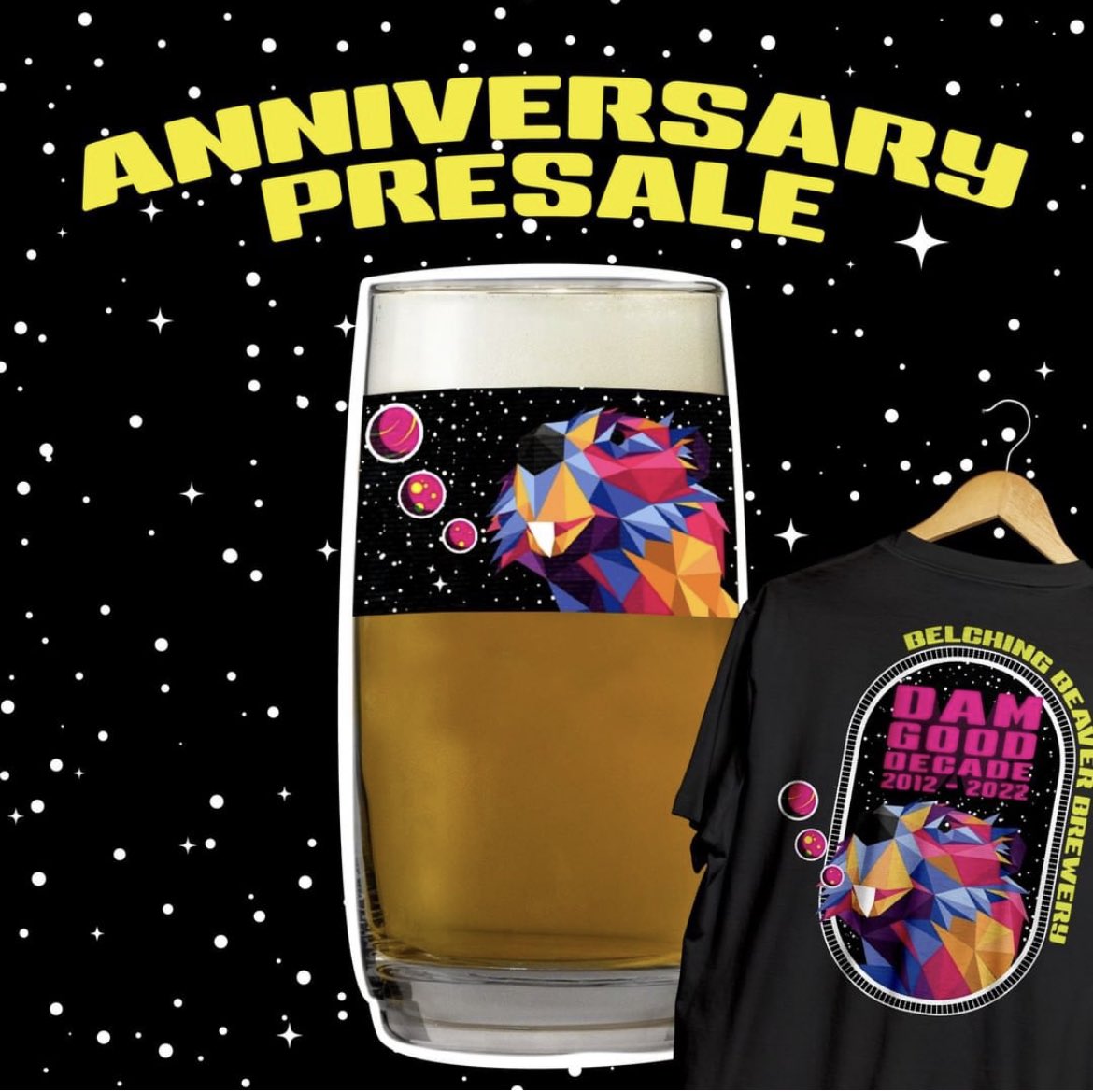 belchingbeaver's tweet photo. 10 Year Anniversary Tickets are now LIVE online!! Pre-Order yours today with the option of adding our limited edition Dam Good Decade T-Shirt while supplies last! *LINK IN BIO*

Details:
Address: 1334 Rocky Point Drive, Oceanside CA, 92056
Date: Saturday, October 22nd / 12pm-4pm https://t.co/JaVp66LaUA