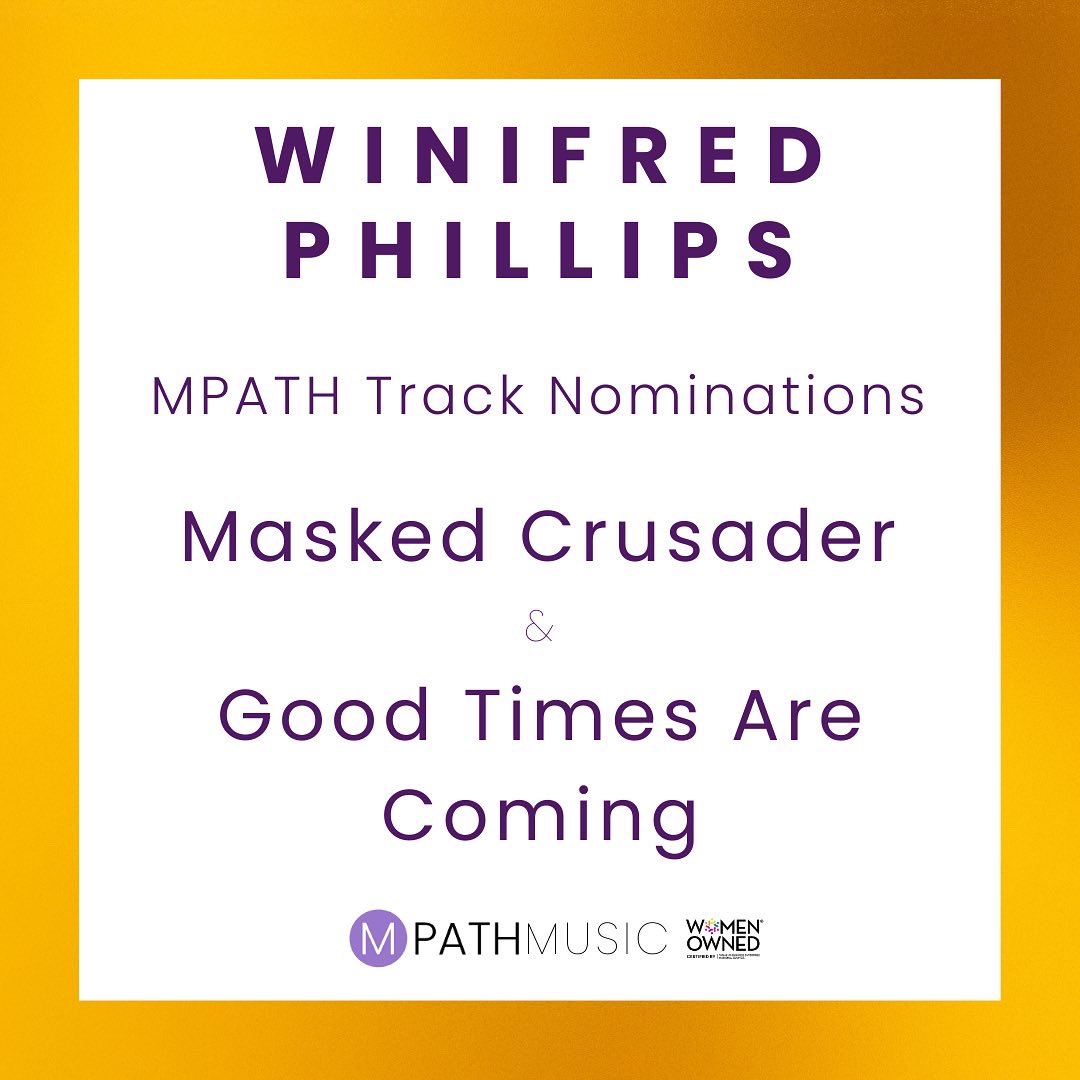 MPATH congratulates <a href="/winphillips/">Winifred Phillips</a> on her <a href="/HMMAwards/">HollywoodMusicAwards</a> Nominations for her two MPATH tracks, Masked Crusader and Good Times Are Coming!

apmmusic.com/albums/MPATH_M…
apmmusic.com/albums/MPATH_M…