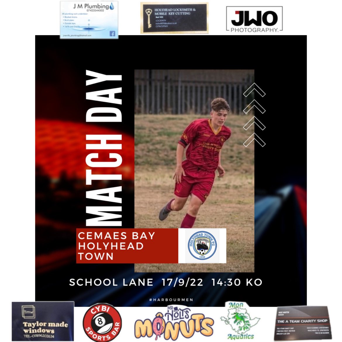 MATCH DAY FOR TOWN…

An away game at Cemaes Bay FC this afternoon. Going to be a tough test for the lads against a very good Cemaes side.

KO at 2:30 👏🏻 

#harbourmen | #HTFC