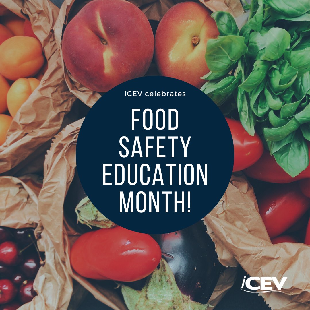 This month, we’re celebrating #FoodSafetyEducationMonth! At iCEV, we understand the global importance of #foodsafetyeducation and even host the AMSA Food Safety & Science Certification.

Dive deeper into food safety at bit.ly/3dah6e6

#CTE #CTEWorks #CareerTechEd