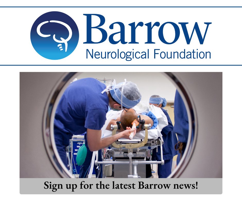 SupportBarrow's tweet photo. #FactFriday Want to discover how Barrow provides unsurpassed patient care and advances the field of neuroscience? Join our mailing list today for the latest news, events, and ways to get involved: https://t.co/WQNfjKa32Q
-----------------------------
#SupportBarrow
#BarrowStrong https://t.co/1brSCxjVMA