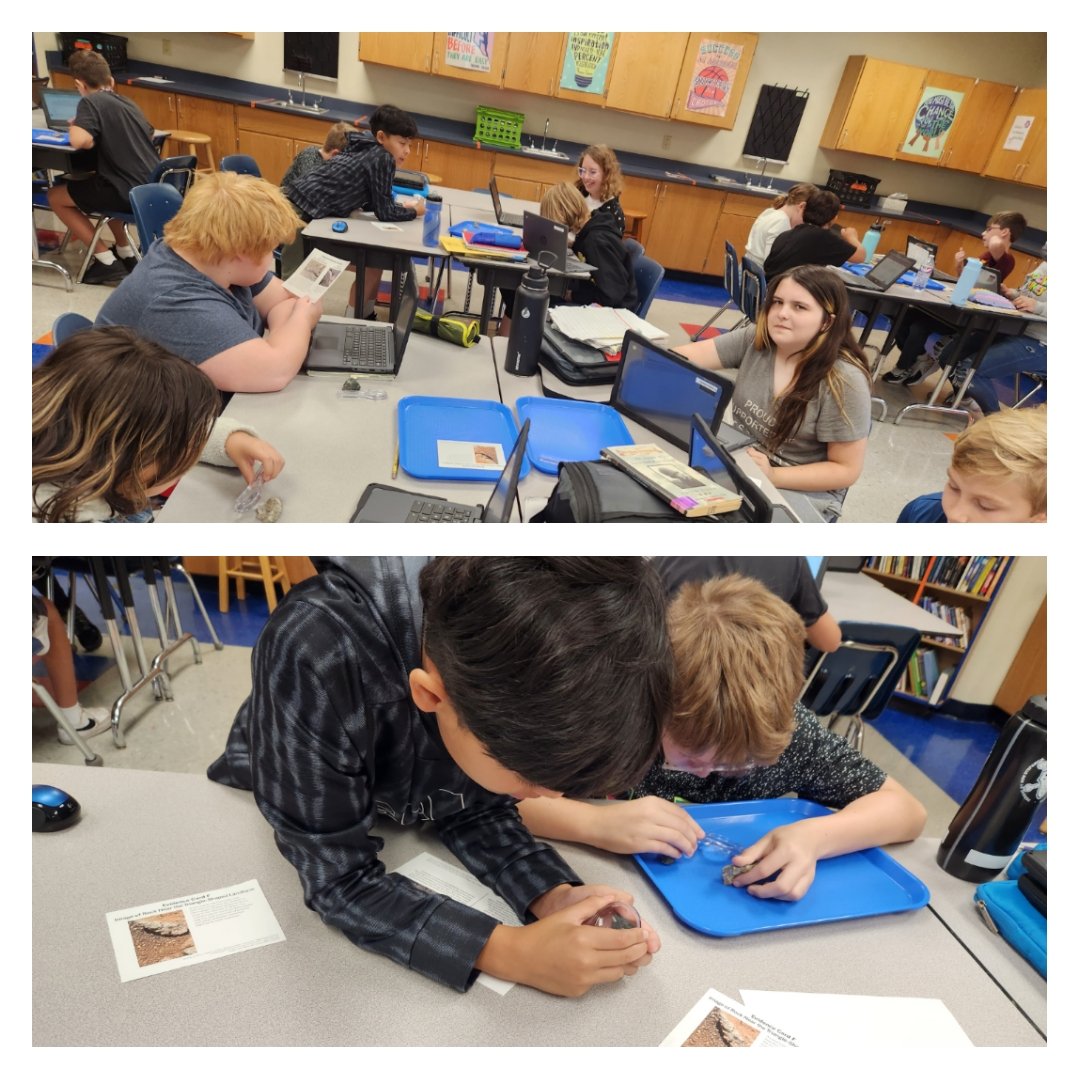 Mrs. Perry's 4th period science class met all expectations today while examining new evidence!  They maintained a level 1 voice with on topic discussions while also being respectful,  responsible, and safe.  Way to go! #gkcogs