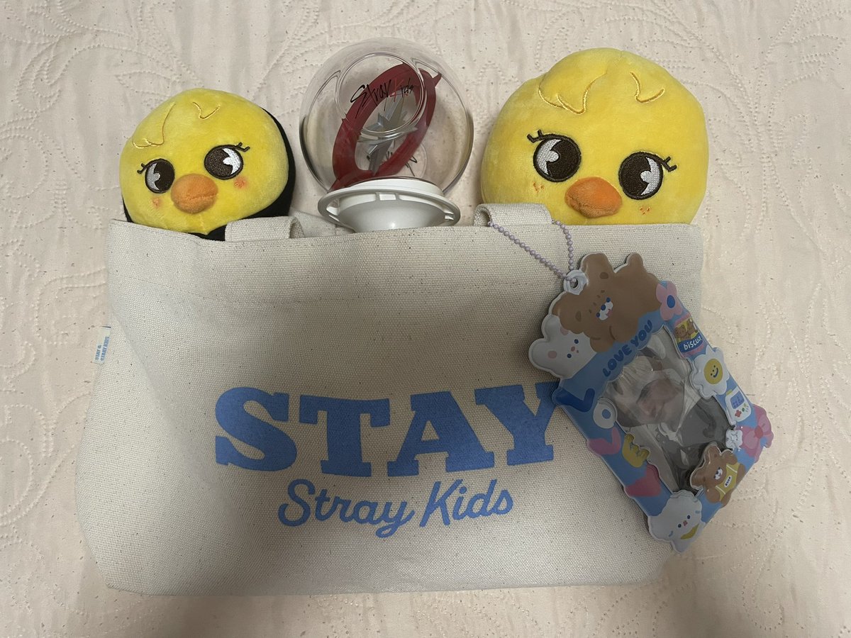 felixuhhh's tweet photo. Bag Check for later!!! #HappysanTRIODay 💛🐥 https://t.co/2WYqlgS4qi