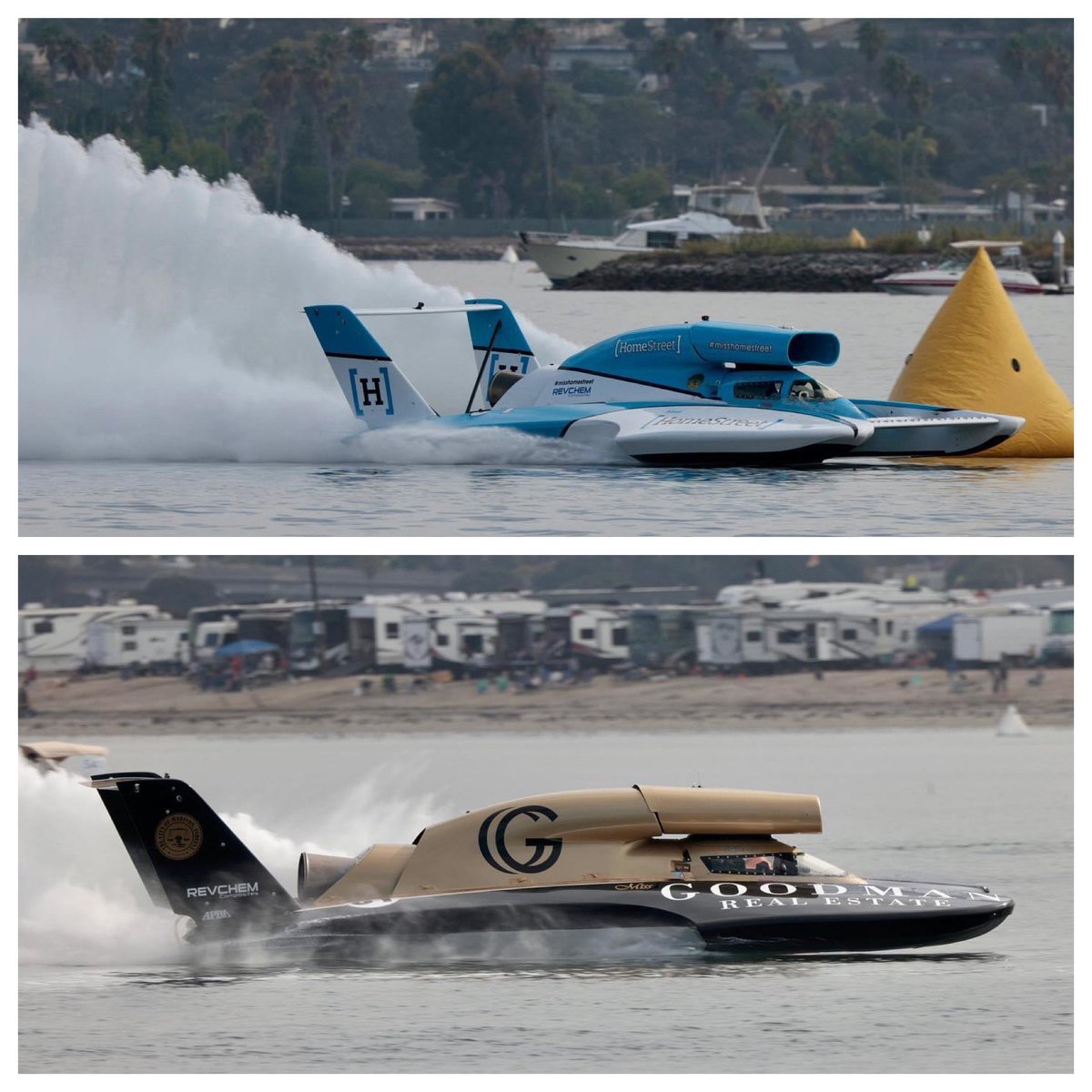 HydroNews1's tweet photo. Final Qualifying Speeds from San Diego
U-1 Jimmy Shane, 165.636 (new course record)
U-91 Jeff Bernard, 161.600
U-40 Dustin Echols, 158.448
U-9 J. Michael Kelly, 154.048
U-11 Jamie Nilsen, 150.592
📷Digital Roostertails https://t.co/kyQfjxgwbD