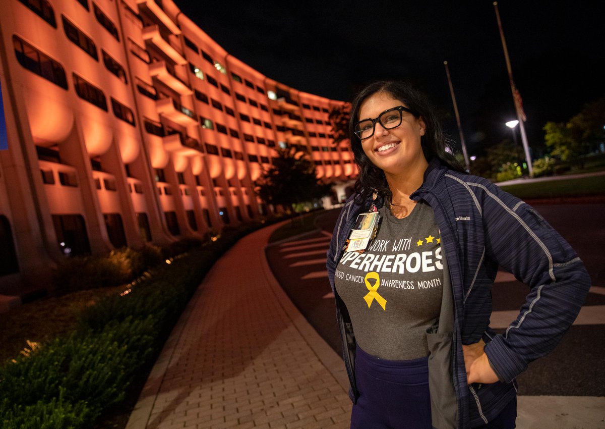 PennStHershey's tweet photo. Corene Parrish remembers the time she spent in hospital rooms. She was a 16-year-old girl fighting Hodgkin’s lymphoma at Penn State Health Children’s Hospital. Today, she is an RN at Milton S. Hershey Medical Center. Read more about Corene's story here: https://t.co/jmozpBuMeg https://t.co/JmUGlduCZA