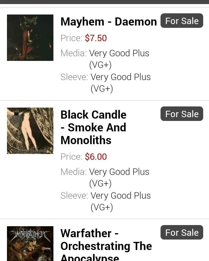 TristusScriptor's tweet photo. Here's some shots of markdowns this week at my discogs.

https://t.co/7gsuFrofnR https://t.co/YmbSj7yL6n