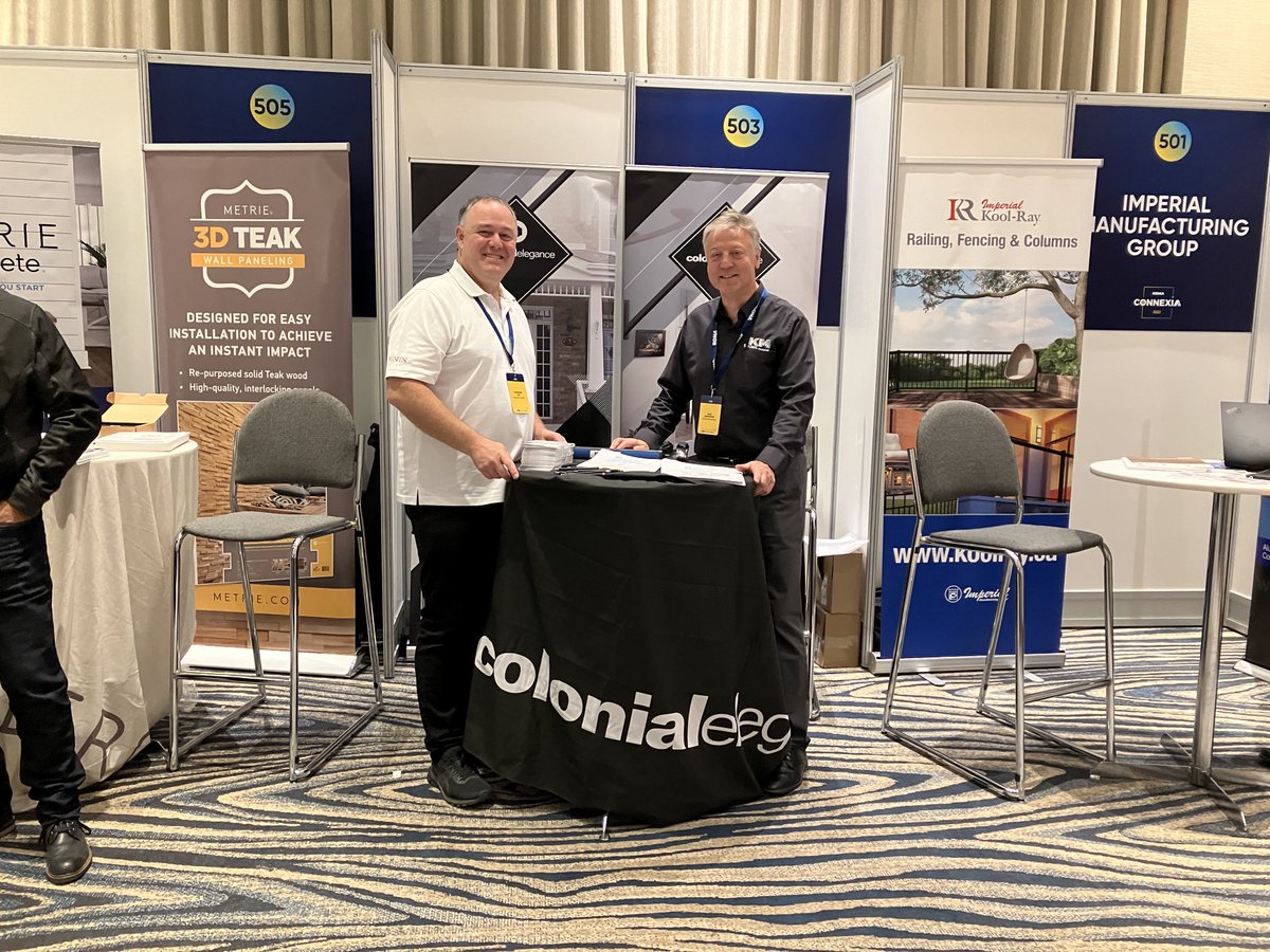 CrawPaul's tweet photo. I had the pleasure of working the Rona Vancouver trade show with Martin Boire from Schlage and Stephane Cyr from Renin / Colonial Elegance today. https://t.co/NHh4ywcYEC