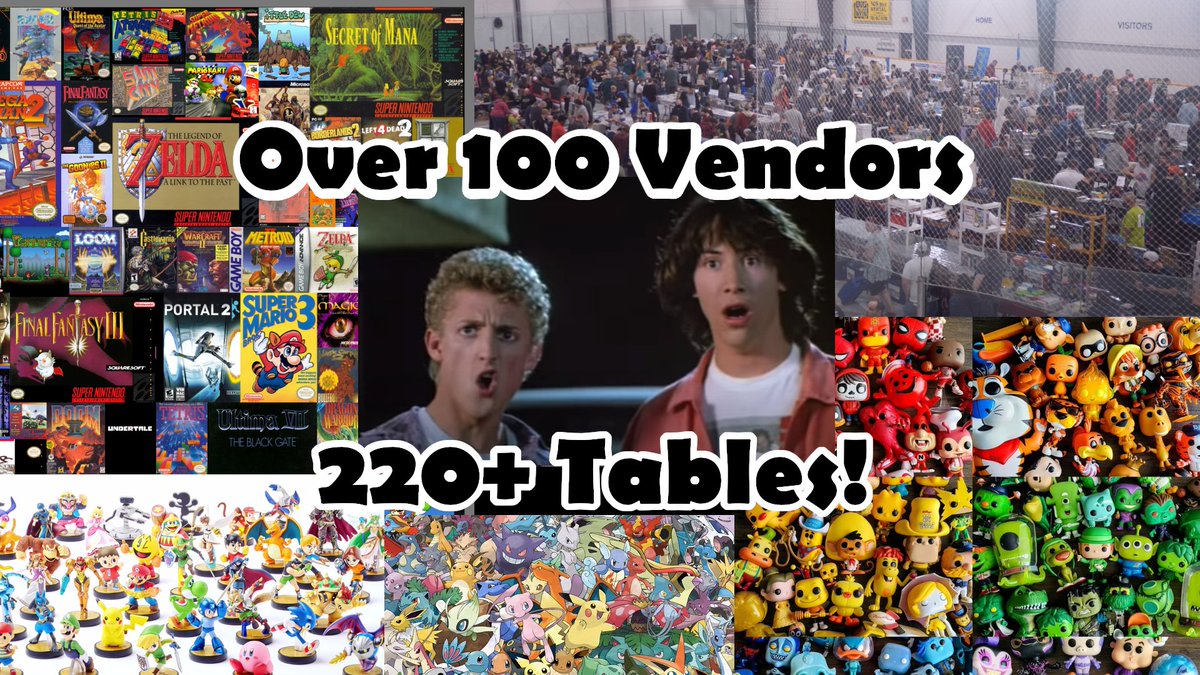 BarrieGameEx's tweet photo. Over 100 Vendors and  220+ Tables Filled with  #vídeogames #GeetArt #funko #amiibo #toys #boardgames #pokémon and so much more!

Tomorrow is setup day and 24 hours until #BGE We are so excited to see everyone!

Thanks to Game Stop Canada you can win a $500 Gift Card https://t.co/KKEY3TCKhc