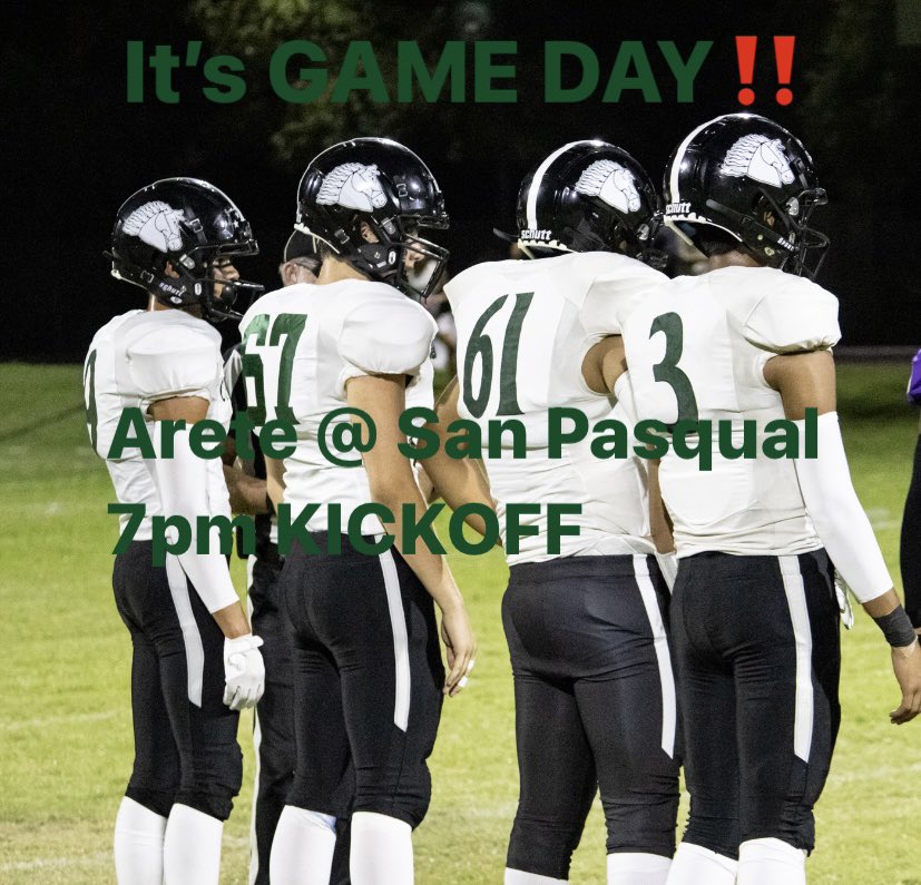 prep_arete's tweet photo. WEEK 4๏ธโฃโผ๏ธ #GoChargers #BeatSanPasqual #7pmKickoff #OneTeamOneFamily https://t.co/XsRBGC3fZZ