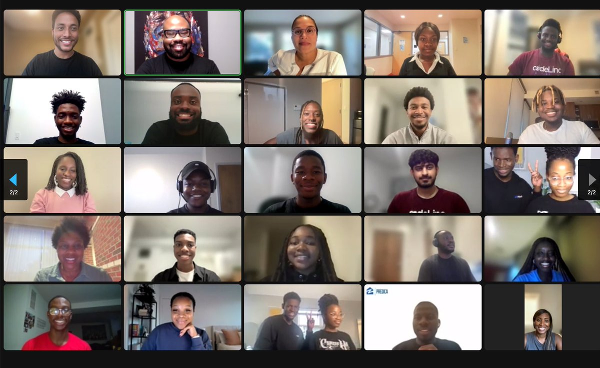 watchtheyard's tweet photo. We are having such a great time helping judge the @Zillow HBCU Hackathon right now! 🏡

These students are brilliant! 🧠
#HBCU #ZillowHackathon #Zillow https://t.co/ts2gFqPugt