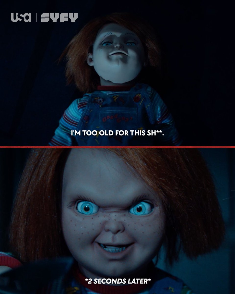 ChuckyIsReal's tweet photo. never slowing down 😈 https://t.co/CFRREfLuHM