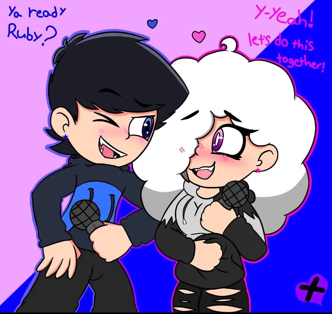 Frame_by_Mari's tweet photo. Mari's here! Well... I wanted to do this since I haven't drawn Cj x Ruby in a while, and this drawing of bethari_rose in ig impressed me, so I hope you like it
#starlightmayhem #themaskedchris #art #drawing #draw #ship #cjstarlightmayhem #rubystarlightmayhem #cjxruby #fanart #fnf https://t.co/CaVB46EzO9