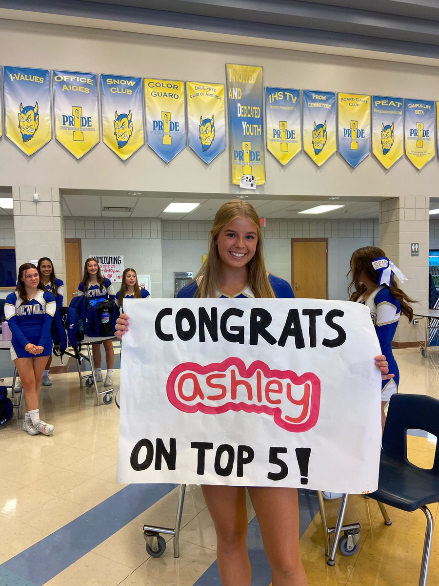 Congrats to Ashley Adams on making top 5!!
