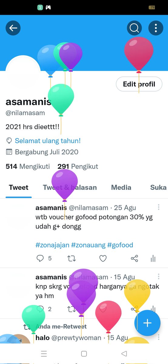nilamasam's tweet photo. wew 22thn nich KWKW https://t.co/nQ1eYrHbCZ