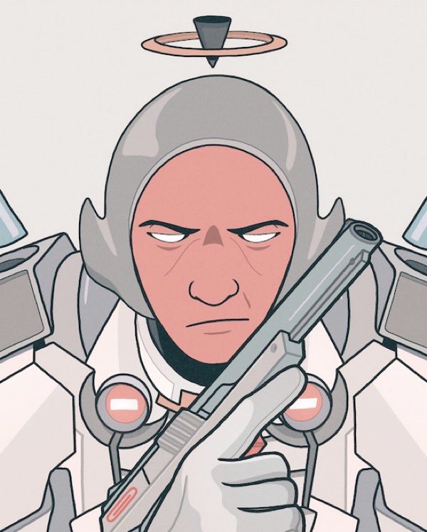 illumanbeing's tweet photo. @LongmoreJosh @BAYC1K @SourWren3 @punk8868 @kosmien @RENGA_inc @DirtyRobotWorks I’m beginning to think these dues are the bounty hunter samurais of @RENGA_inc https://t.co/fL68KBh6us