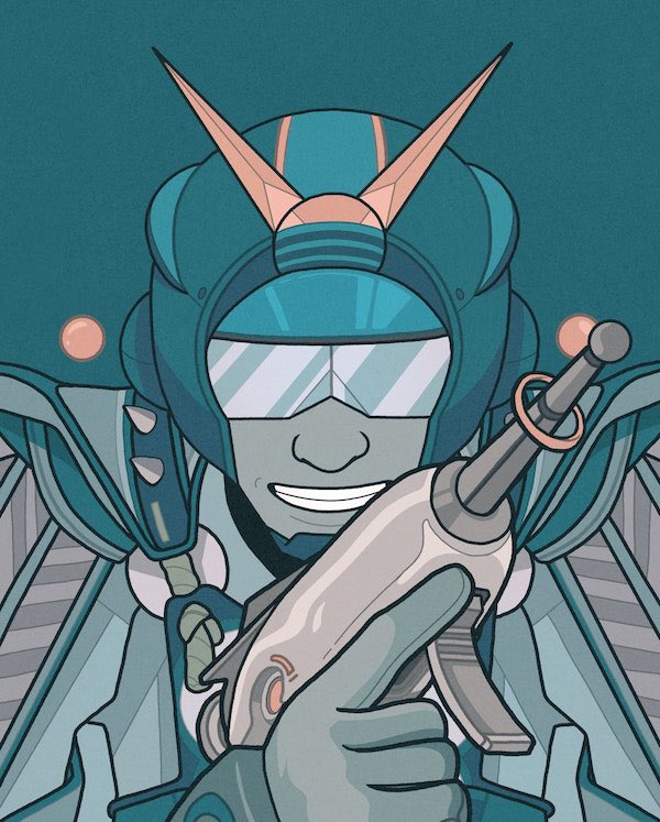 illumanbeing's tweet photo. @LongmoreJosh @BAYC1K @SourWren3 @punk8868 @kosmien @RENGA_inc @DirtyRobotWorks I’m beginning to think these dues are the bounty hunter samurais of @RENGA_inc https://t.co/fL68KBh6us