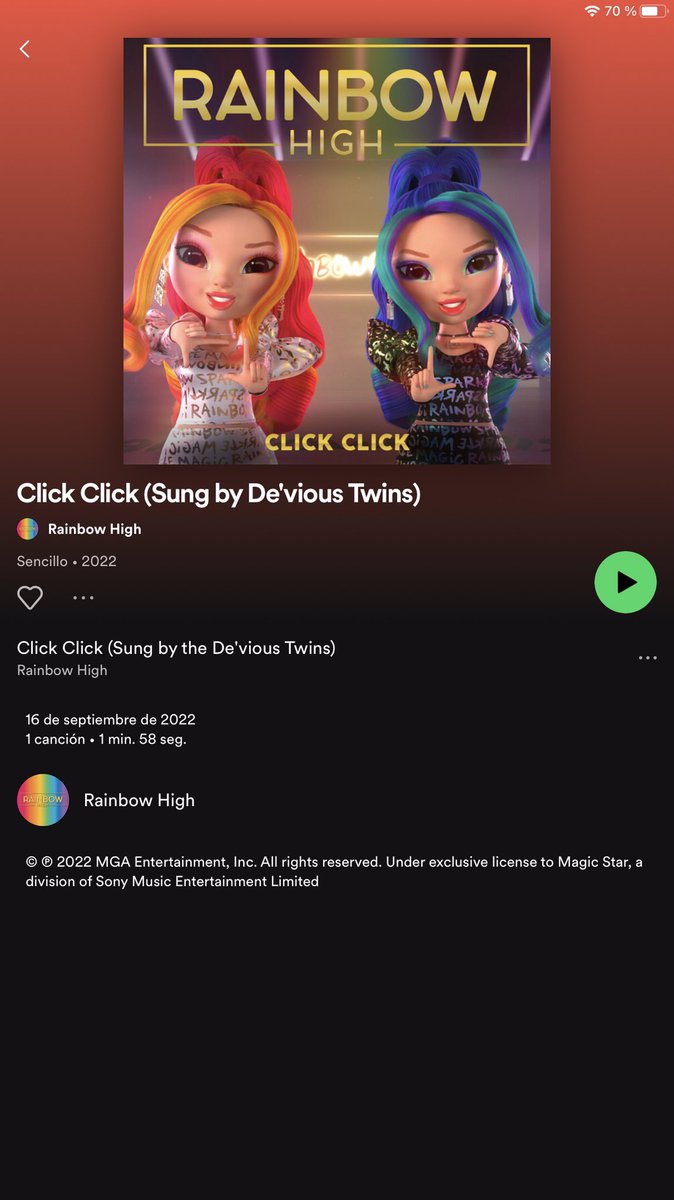 winxclubpretty's tweet photo. The De’Vious Twins are something else! ☠️ Listen to Click Click TODAY! 🎶
#RainbowHigh #Rainbow #DeViousTwins #Twins #Laurel #Holly #LaurelDeVious #HollyDeVious #RainbowVision #RainbowHighRainbowVision #ClicClic #CollectTheRainbow #TurnYourColorUp #LetYourTrueColorsShine #MGA https://t.co/TxNZX0Bcwn