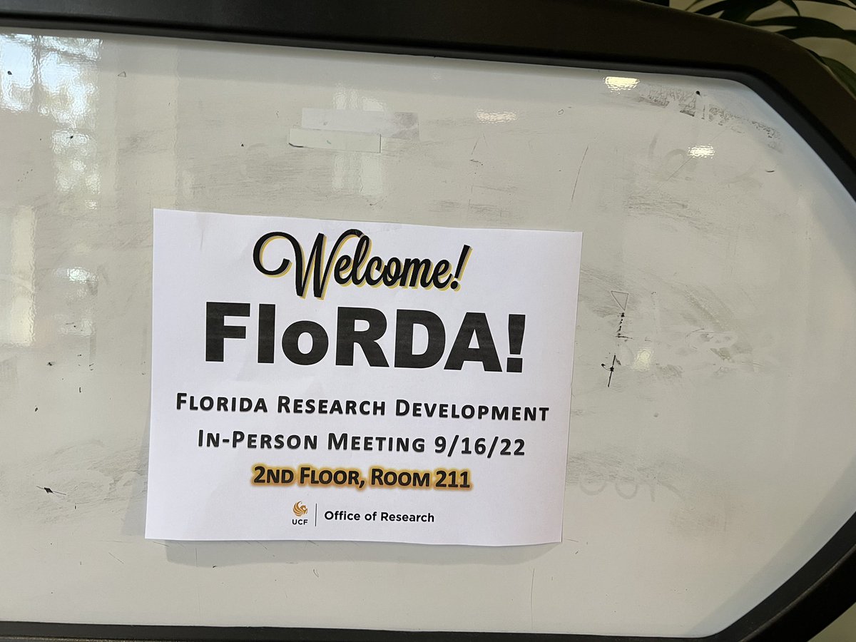 KarinScarpinato's tweet photo. The 5th in-person Florida Research Development Alliance! Great to see what came out of cold-calling a few people! #research #floridaresearch #researchdevelopment https://t.co/rjuE90JXdO