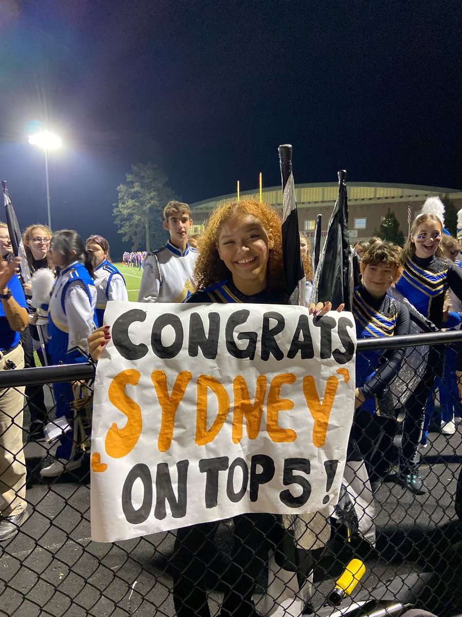 Congrats to Sydney Wilson on making top 5!!