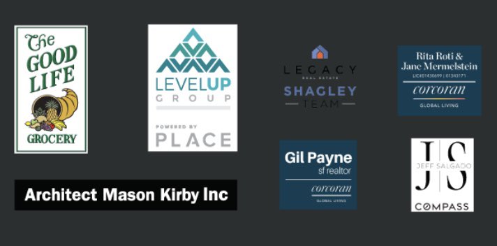 Let’s thank this season’s site and major sponsors who have helped to create our end-of-summer tradition. They are all folks who live/work in Bernal and recognize the importance of supporting our community, our values &amp; traditions. <a href="/GoodlifeGrocery/">Goodlife Grocery</a> <a href="/masonkirby/">Mason Kirby</a> <a href="/Rrrita/">rita</a> <a href="/ShagleyTeam/">Shagley Team</a>