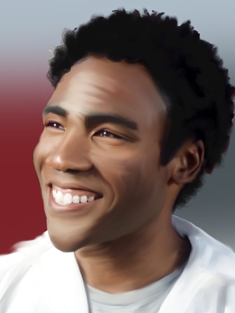 I redid my Troy Barnes painting from July so I could really feel like I improved :) #communityfanart #troybarnes