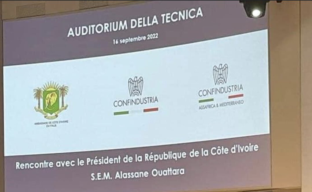 FRemarck13's tweet photo. #Rencontre Promotionnelle #CIV225 -#Italie à #Rome.Des messages forts du Pr, S.E.M @AOuattara_PRCI et une invitation à l'investissement en 🇨🇮.
@Kandiacamara_Of @Bruno_N_Kone
et des acteurs du secteur de la #Culture #CIV225
@Pathe_O @rogerbango
#Economieculturelle
#MINCF_CIV https://t.co/Jx1TVp86Mg