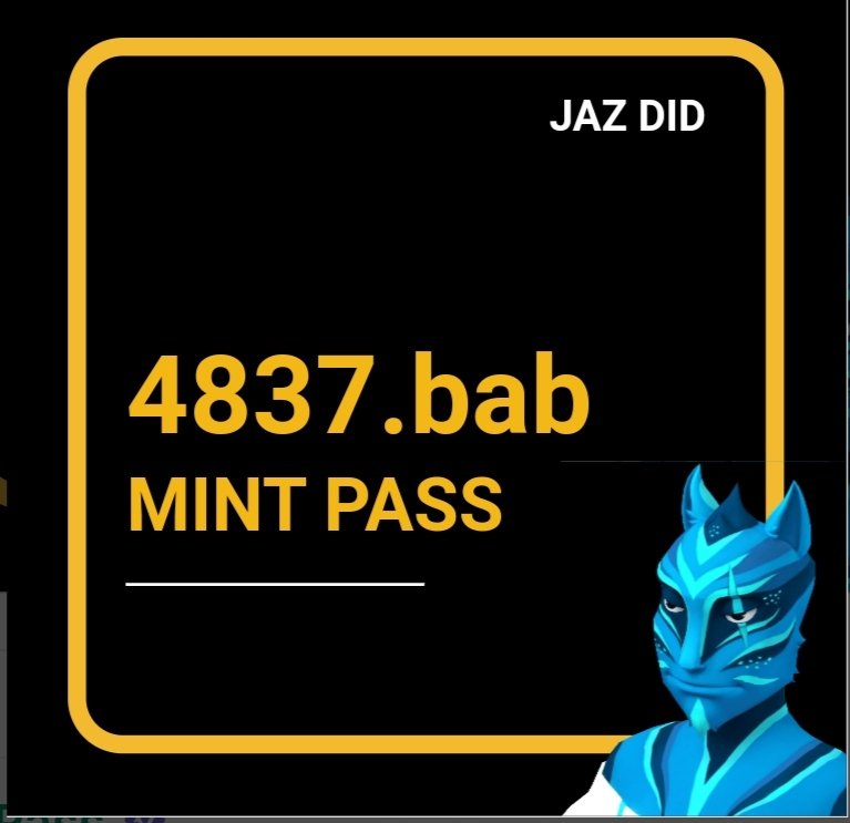 wxyuli1's tweet photo. For sale : 4837, it's beautiful number🔥🔥#babPass #Binance   
https://t.co/lXsvqOSchV

@JAZ_DID

#NFT #NFTs #NFTartwork #4837 #BinanceSmartChain #jazdid #NFTdrop #NFTMarketplace https://t.co/wxJTmn1x9p