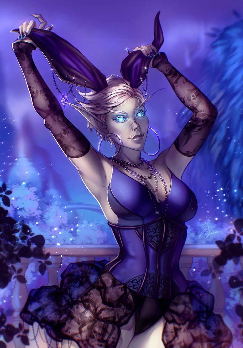 Mistress Aevalin. tweet media