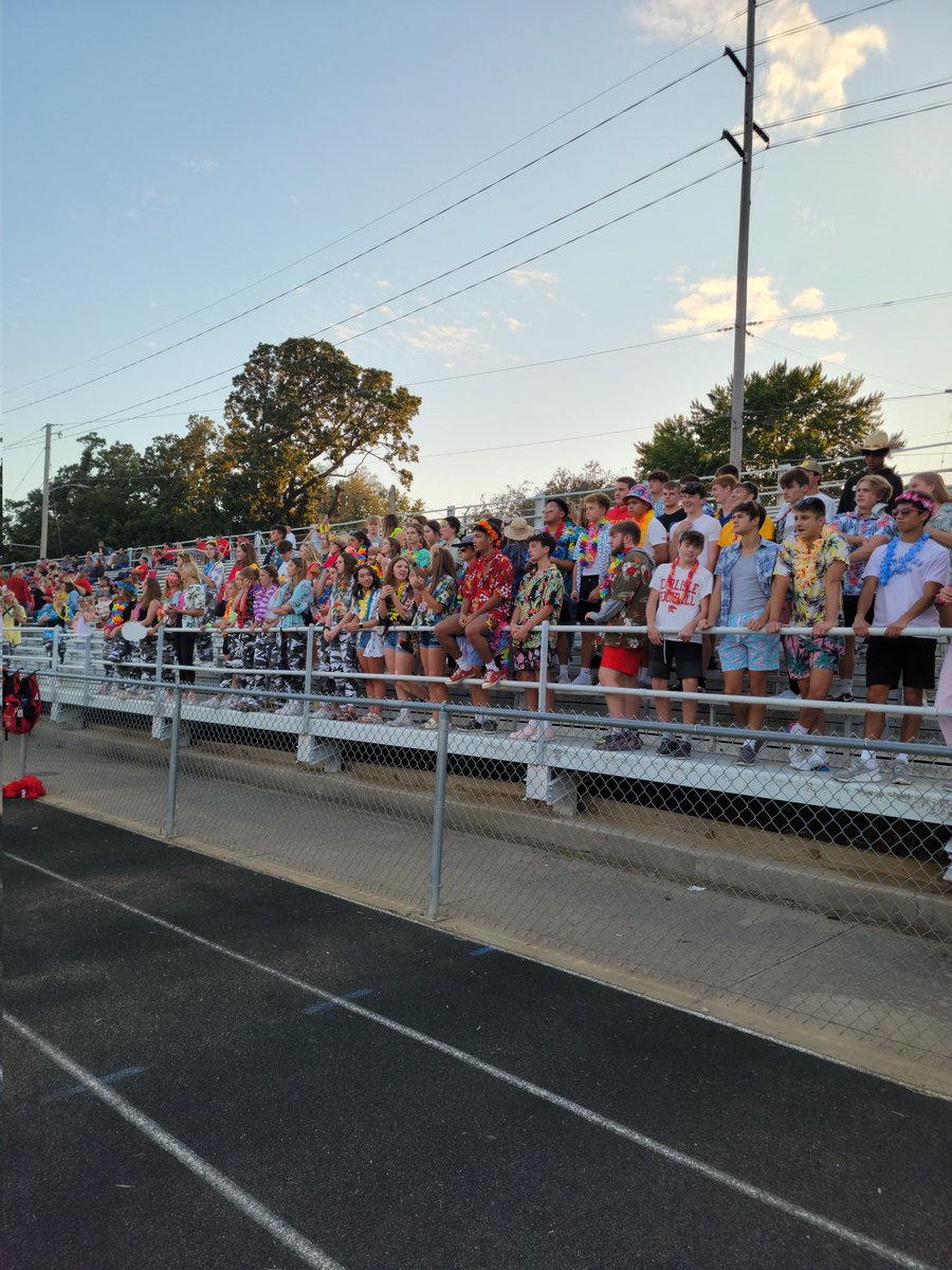 Great Student Section tonight!!