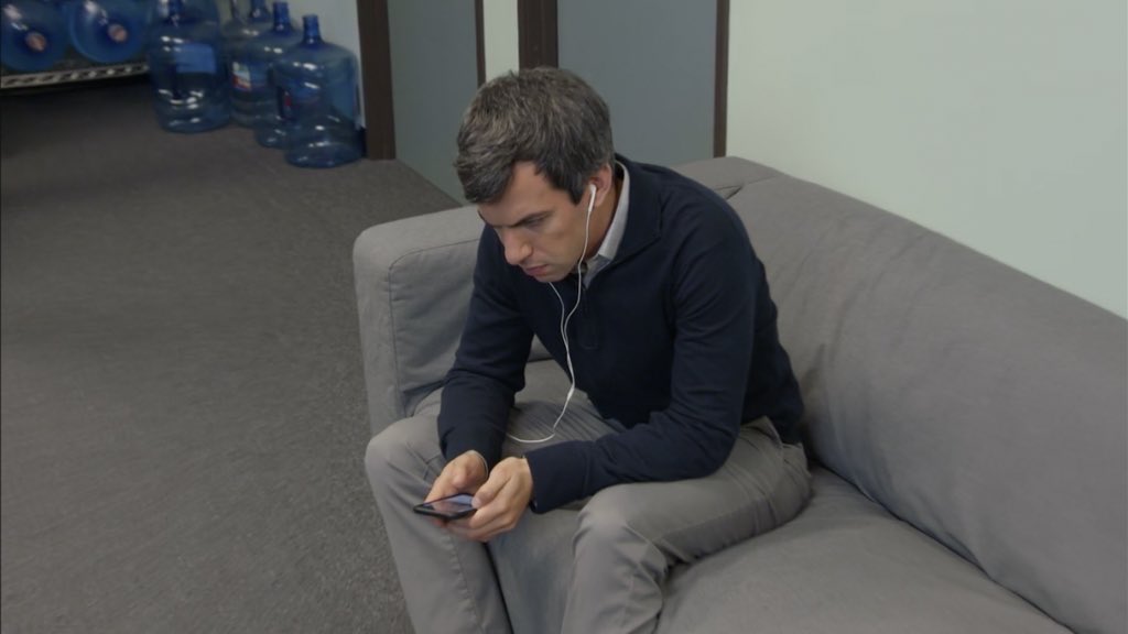 My continual state of being. Except nothing is playing in my headphones.