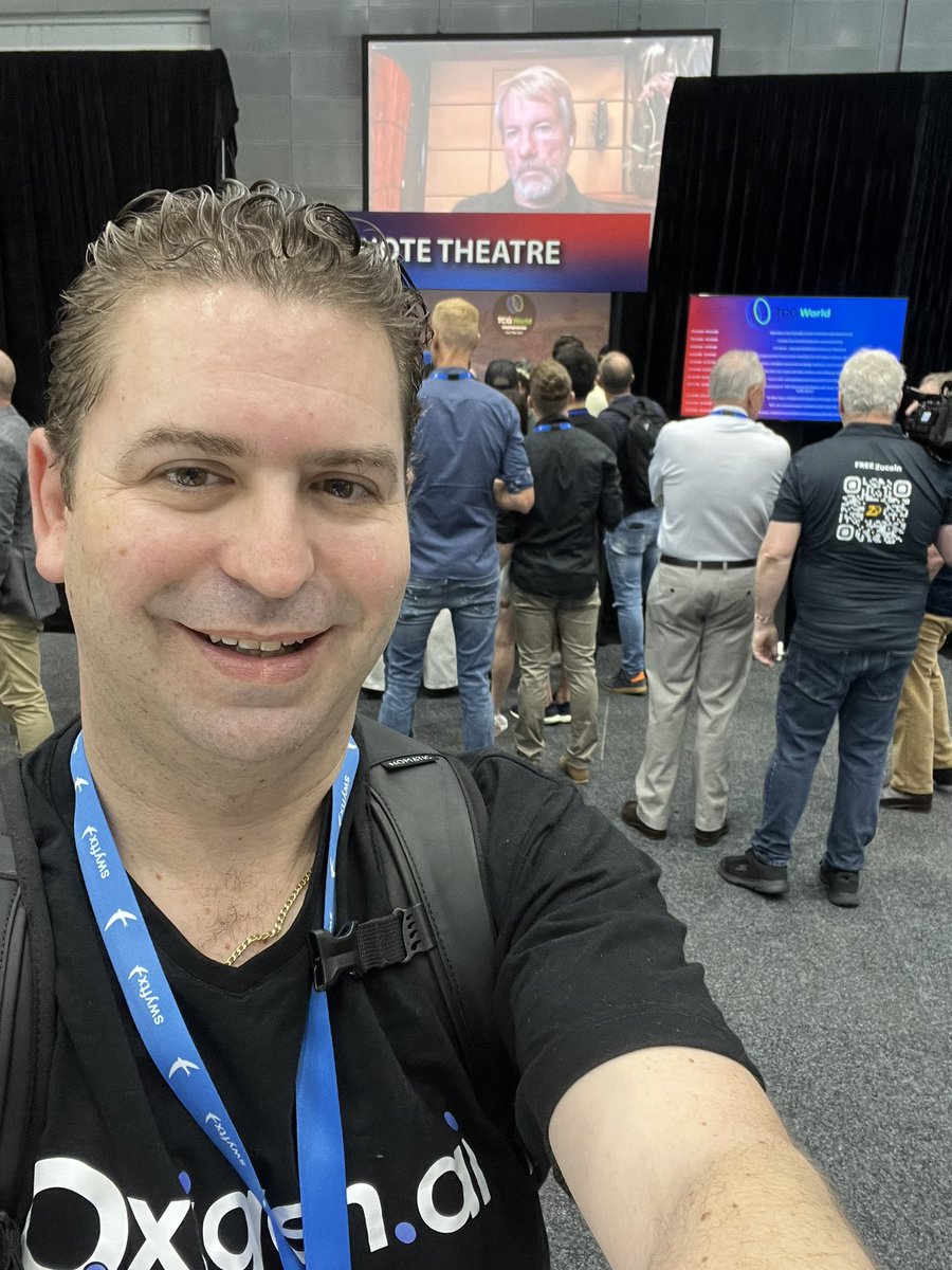 Michael Saylor was popular talk, all the theatres were full #Auscryptocon