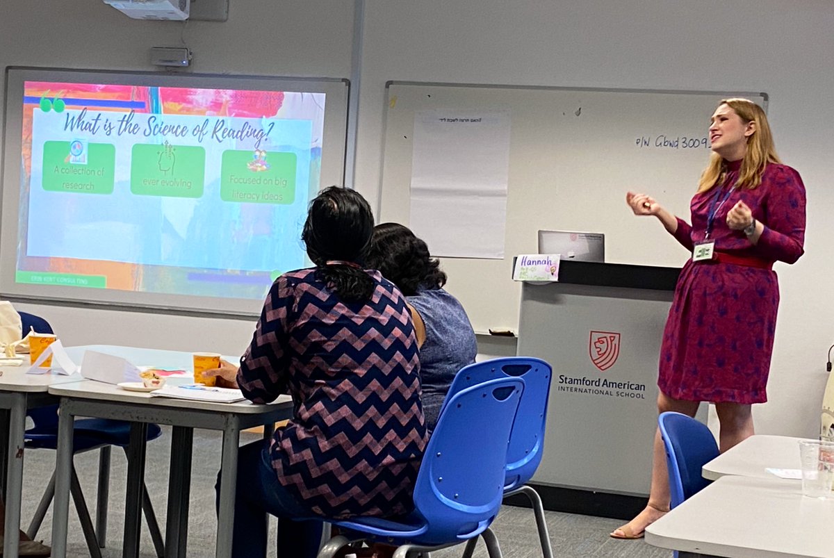Very excited to dig deeper into the Science of Reading with <a href="/ms_fernweh/">Hannah B. Fernweh</a> and <a href="/_mollyball_/">Molly Ball</a> at <a href="/SAISSingapore/">Stamford American</a>