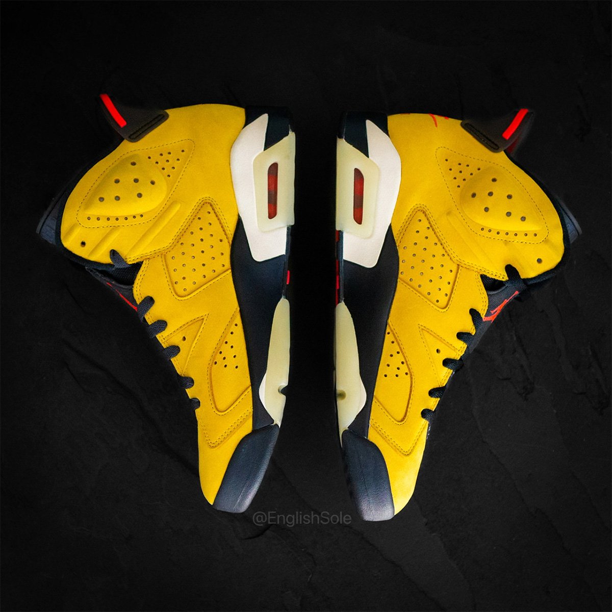 sneakerfiles's tweet image. Detailed Look at the Travis Scott x Air Jordan 6 ‘Yellow’ sneakerfiles.com/travis-scott-a…