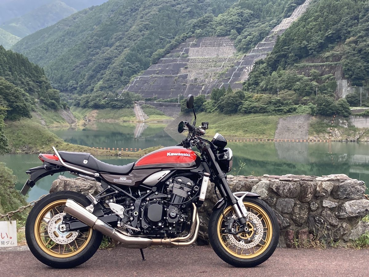 Z900RS_50th's tweet photo. 久々に乗れた
#有馬ダム https://t.co/yvaJYHE6TT