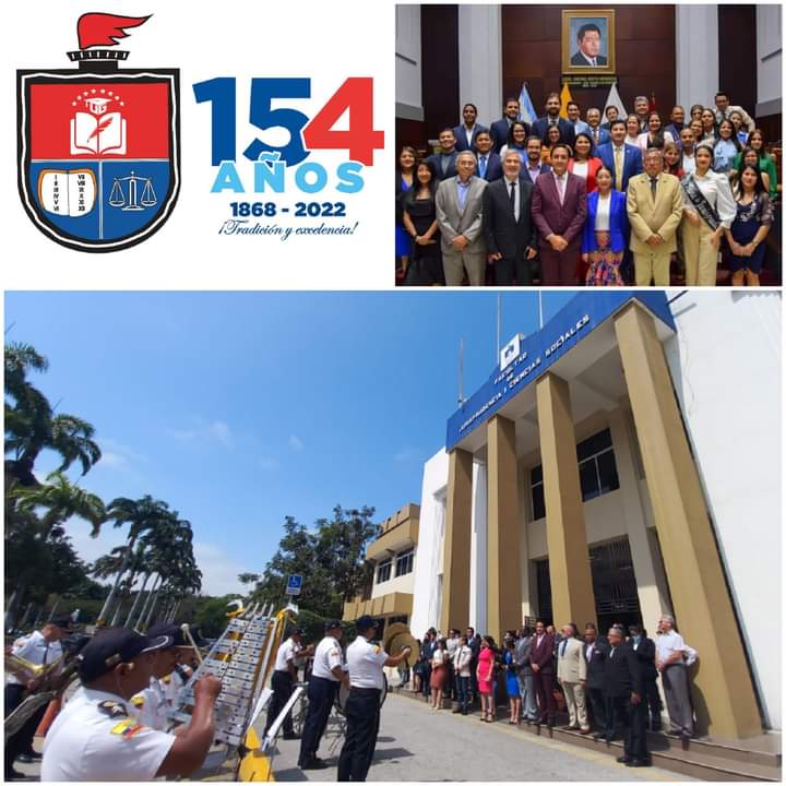 ¡Feliz aniversario para nuestra querida Facultad de Jurisprudencia, Ciencias Sociales y Políticas en sus #154años #universidaddeguayaquil #Guayaquil #ecuador #Decanato