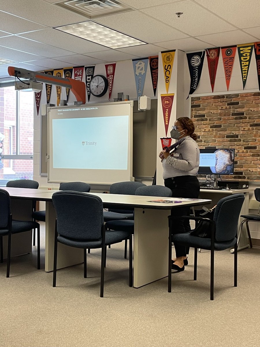 Thank you to the prestigious <a href="/JohnsHopkins/">Johns Hopkins University</a> and <a href="/TrinityDC/">Trinity Washington University</a> for spending your time with our rams today! Looking forward to a lot of submitted applications!