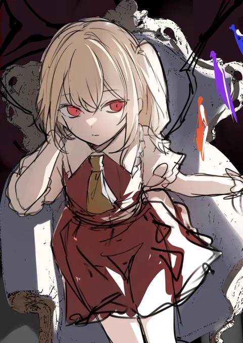 きったねえラフだよまったく 