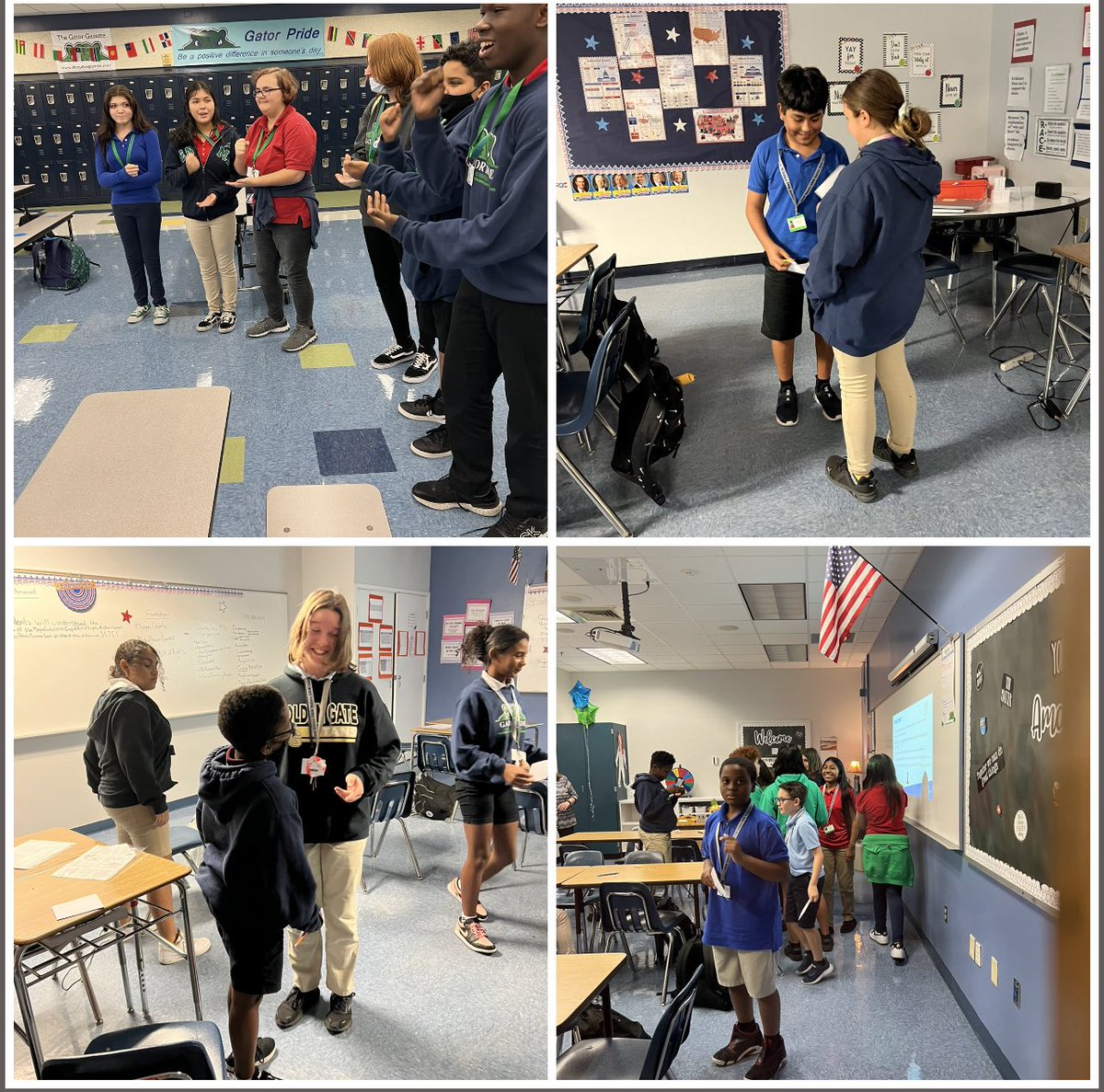 ENMGators's tweet photo. Making connections. 🐊#connectforsuccess https://t.co/oYAulEiSkY
