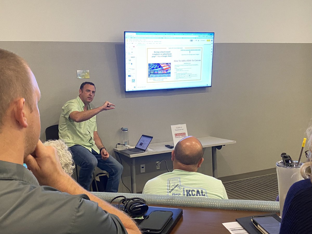 Tracy Shea (@tpshea) on Twitter photo Bill Brooks from <a href="/stephenvilleisd/">Stephenville ISD</a> did an excellent job sharing his <a href="/Canvas_by_Inst/">Canvas by Instructure</a> hacks and tricks at today’s #NTXCUG meeting. Thank you, Bill! We appreciate your time and expertise.
<a href="/johnbriese/">John Briese</a> Bill Brooks from <a href="/stephenvilleisd/">Stephenville ISD</a> did an excellent job sharing his <a href="/Canvas_by_Inst/">Canvas by Instructure</a> hacks and tricks at today’s #NTXCUG meeting. Thank you, Bill! We appreciate your time and expertise.
<a href="/johnbriese/">John Briese</a>